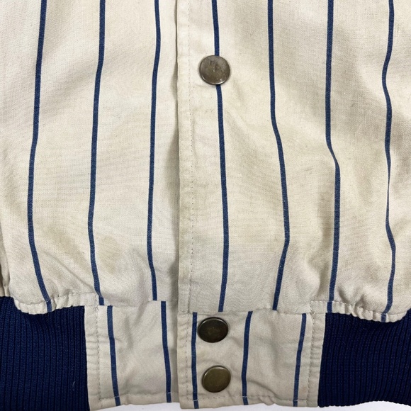 Vintage Majestic Yankees Cooperstown Collection Stripe World Series Jacket - Picture 6 of 8